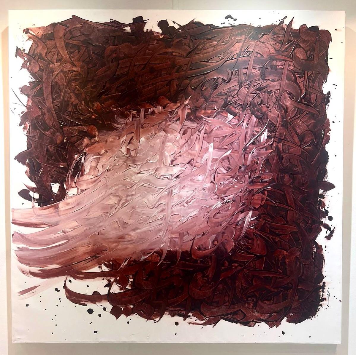 „Love“ Kalligrafie Abstraktes Gemälde 55
