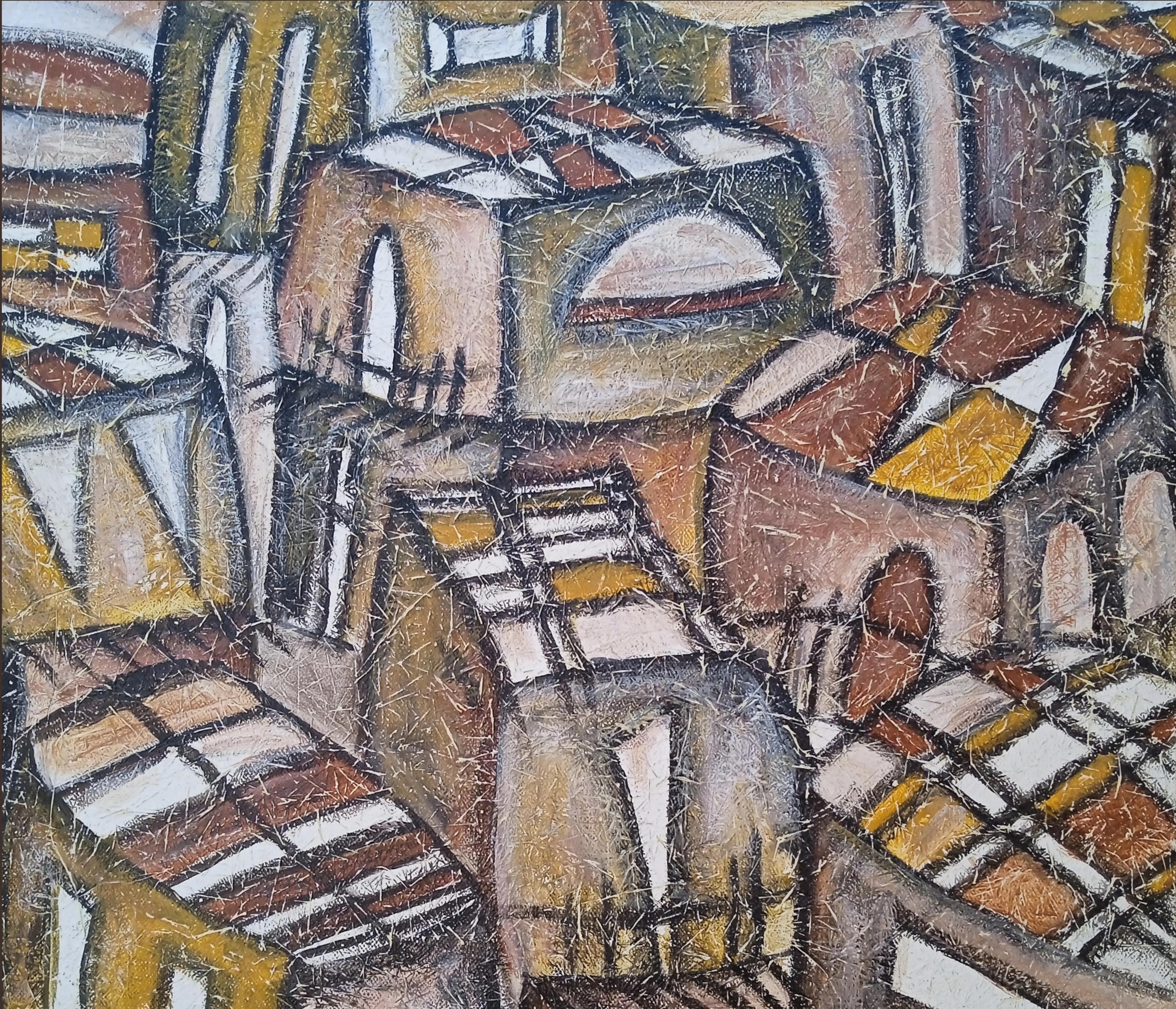 "Finestre e scale II" Quadro 18" x 20" pollici di Mohamed Hussein