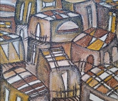 "Finestre e scale II" Quadro 18" x 20" pollici di Mohamed Hussein