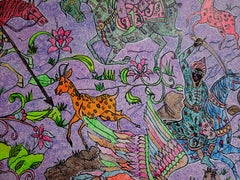 A hunting ground in paradise Mohammad Ariyaei Contemporary Iranian art animals