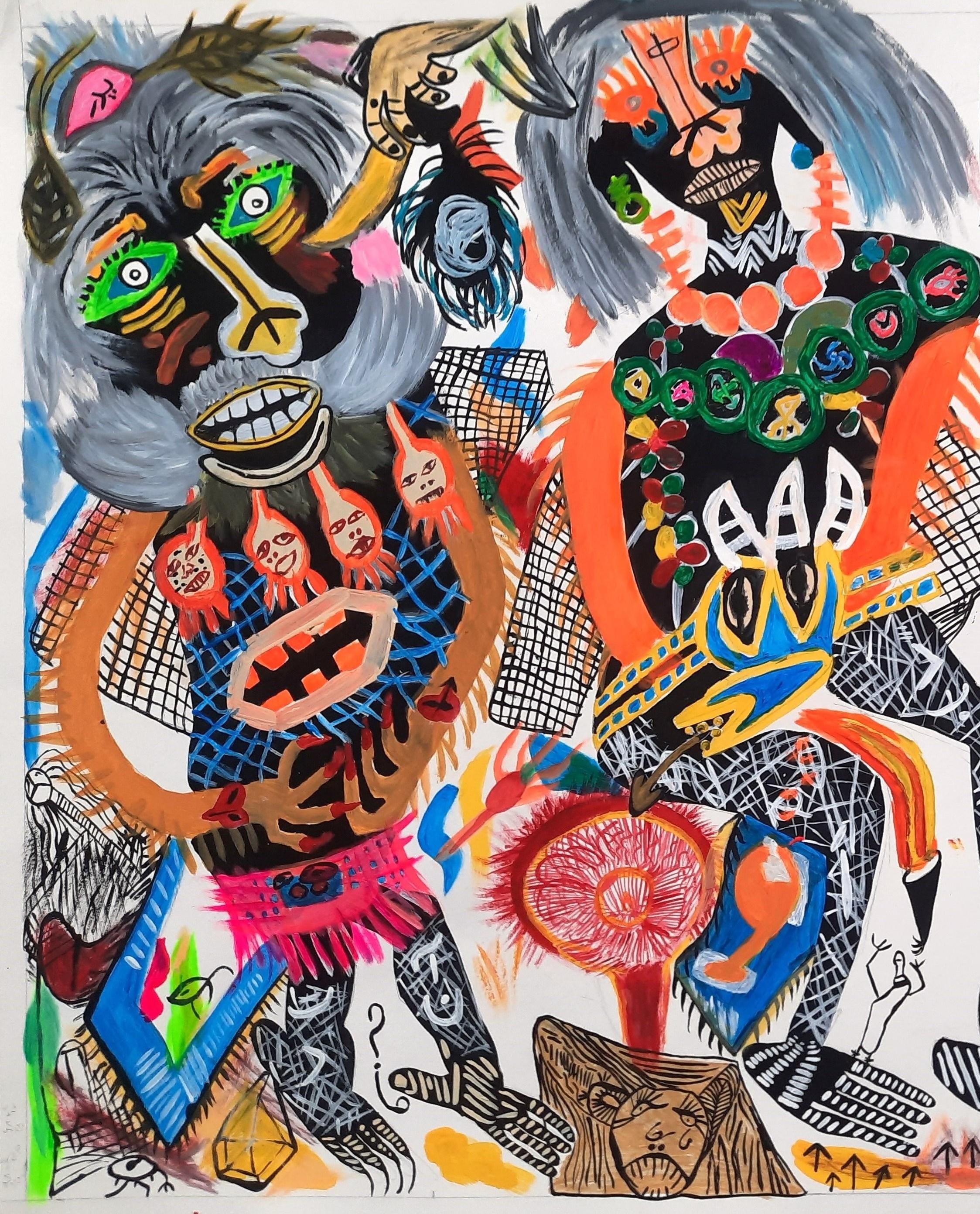 Non posso dimenticarti Mohammad Ariyaei Arte del 21° secolo Arte contemporanea outsider in vendita 3