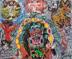 Jin in the parallel world Mohammad Ariyaei 21st Century Iranian outsider art