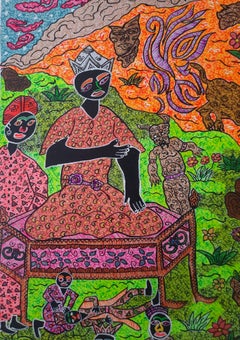 King Solomon in Jerusalem Mohammad Ariyaei Contemporary art Iranian painting