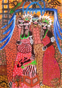 Rois de la Renaissance Mohammad Ariyaei Art iranien contemporain Art oriental