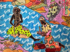 The first meeting Mohammad Ariyaei Contemporary Iranian painting Iranian art