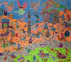 Wahre Geschichten aus dem Nahen Osten Mohammad Ariyaei Zeitgenössische iranische Malerei