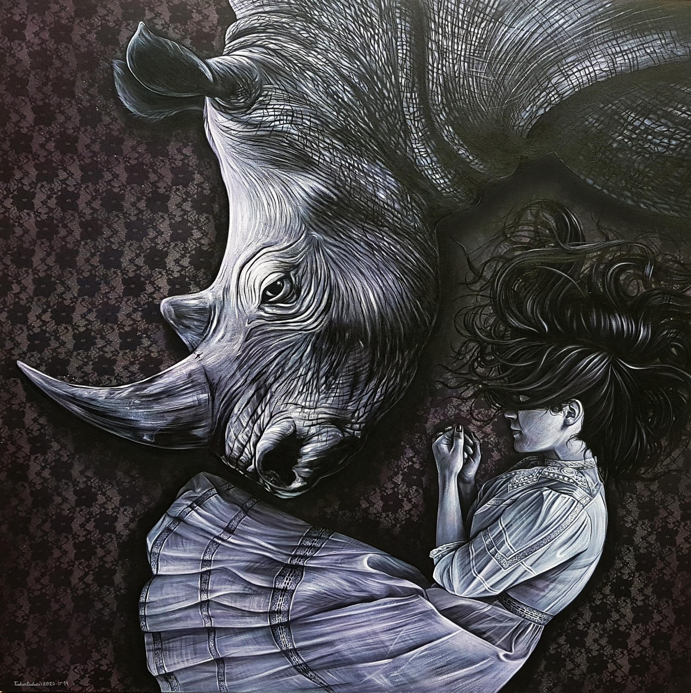 Mohammad Tabatabei Animal Painting - Peace