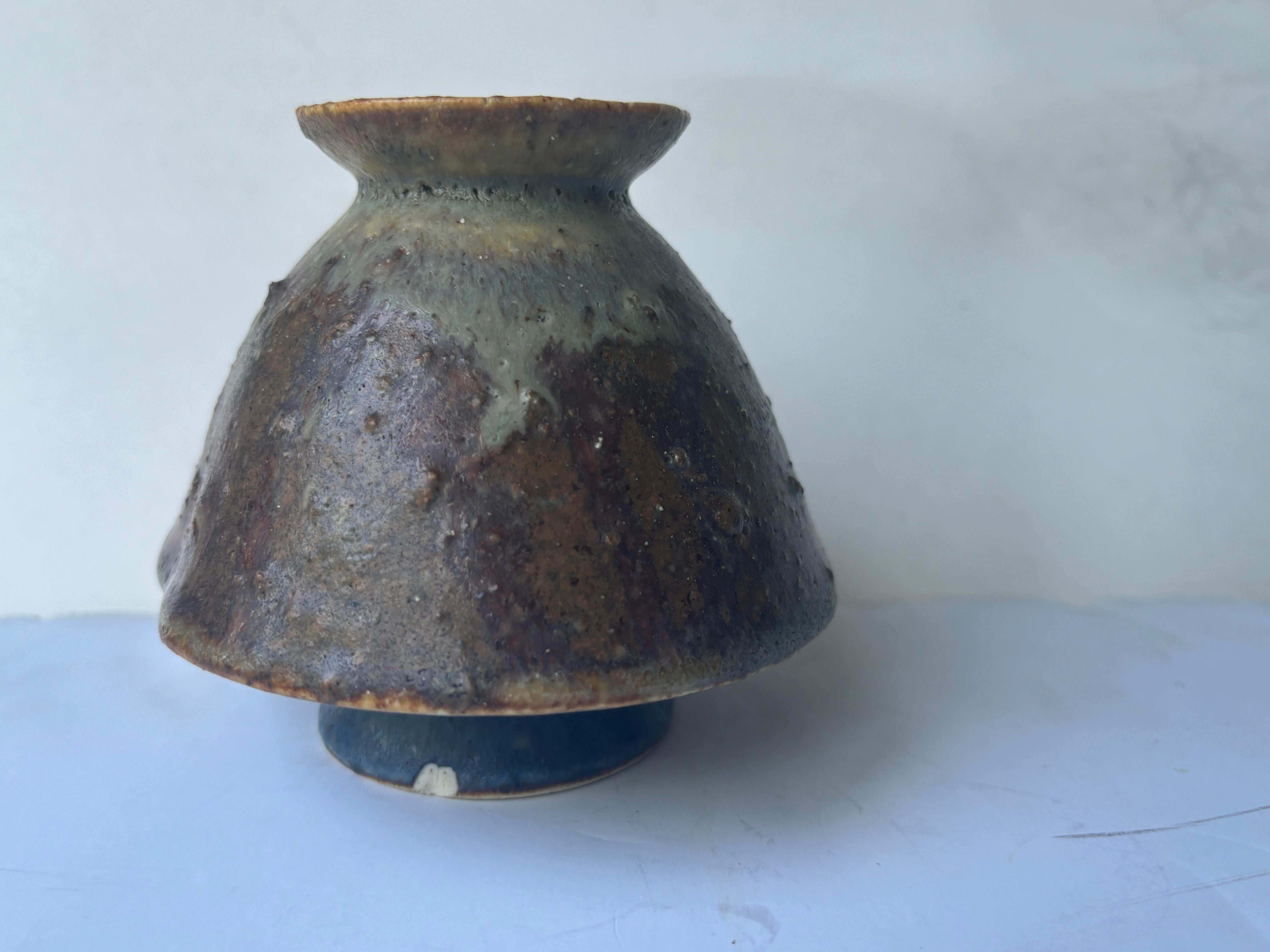 Fatto a mano Mohammed Ahmed Abdalla Abbaro  vaso in ceramica. Mo Abbaro.   Sudan in vendita