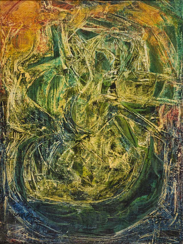 Mohammed Ismail Interior Paintings - 5 For Sale at 1stDibs