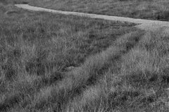 Schwarz-Weiß-Fotografie eines indischen Künstlers „A Village Path“, auf Lager