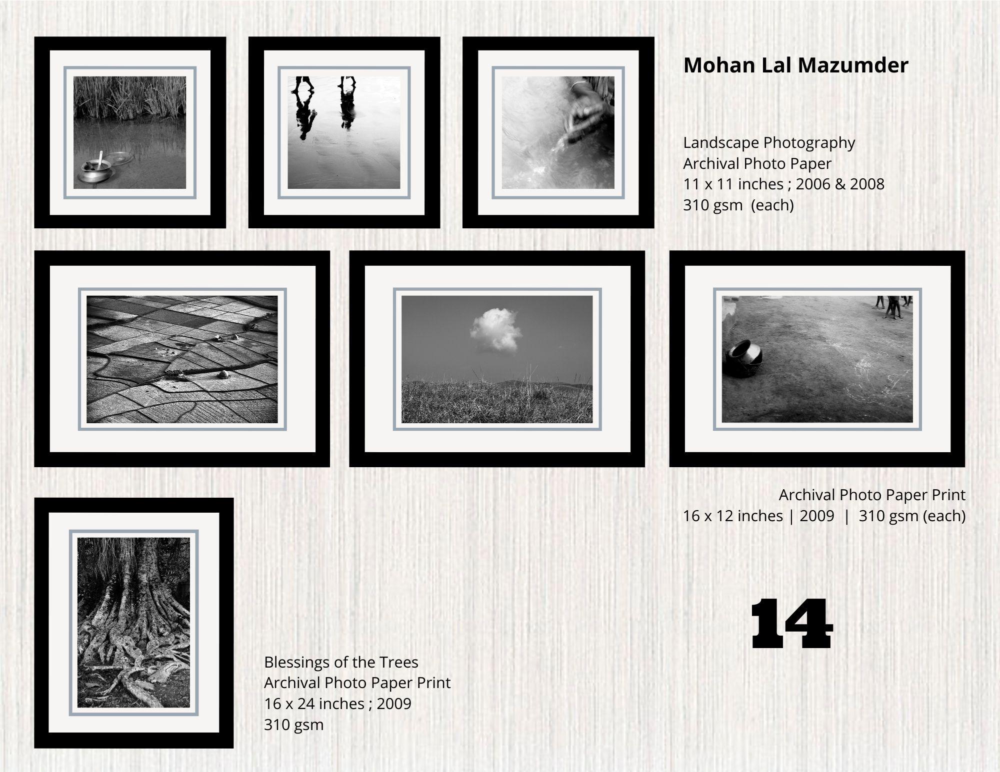 Black and White Photograph di Mohan L. Mazumder - Cluster - 14