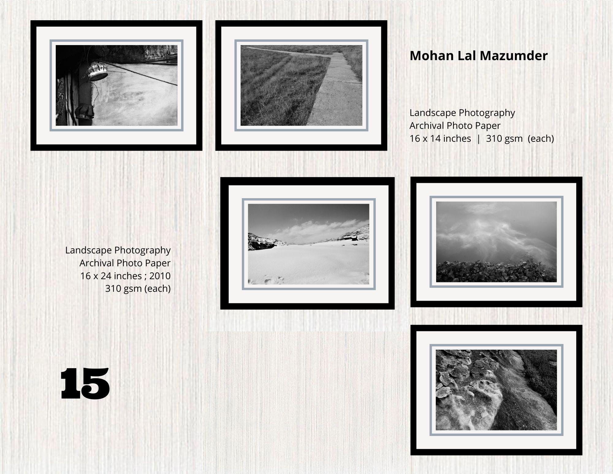 Mohan L. Mazumder Landscape Photograph - Cluster - 15
