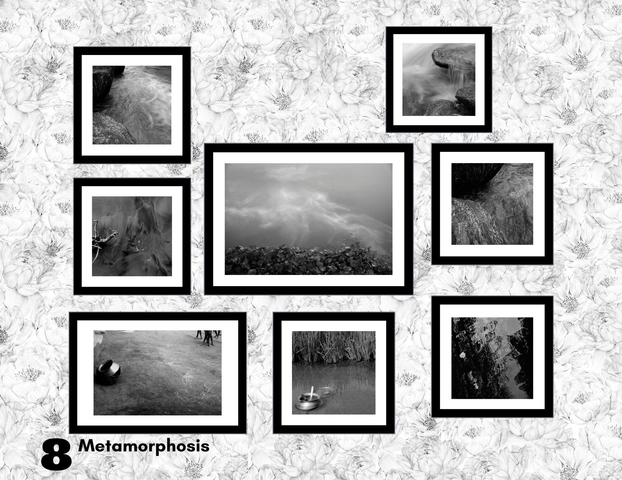 Mohan L. Mazumder Black and White Photograph - Cluster - 8