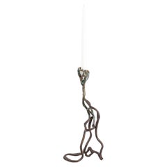 Mohenjo Daro Candle Holder Large in Brass, Viya by Vikram Goyal