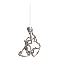 Mohenjo Daro Candle Holder Medium in Brass, Viya by Vikram Goyal