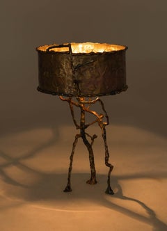Mohenjo Daro Table Lamp in Brass, Viya by Vikram Goyal