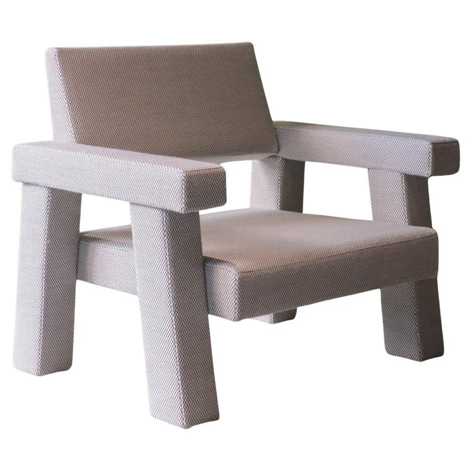 Mohs Sessel mit Kvadrat Serpentine Wollstoff im Angebot