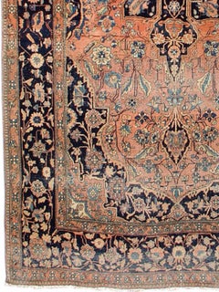 Mohtesham Kashan Rug, 19th Century