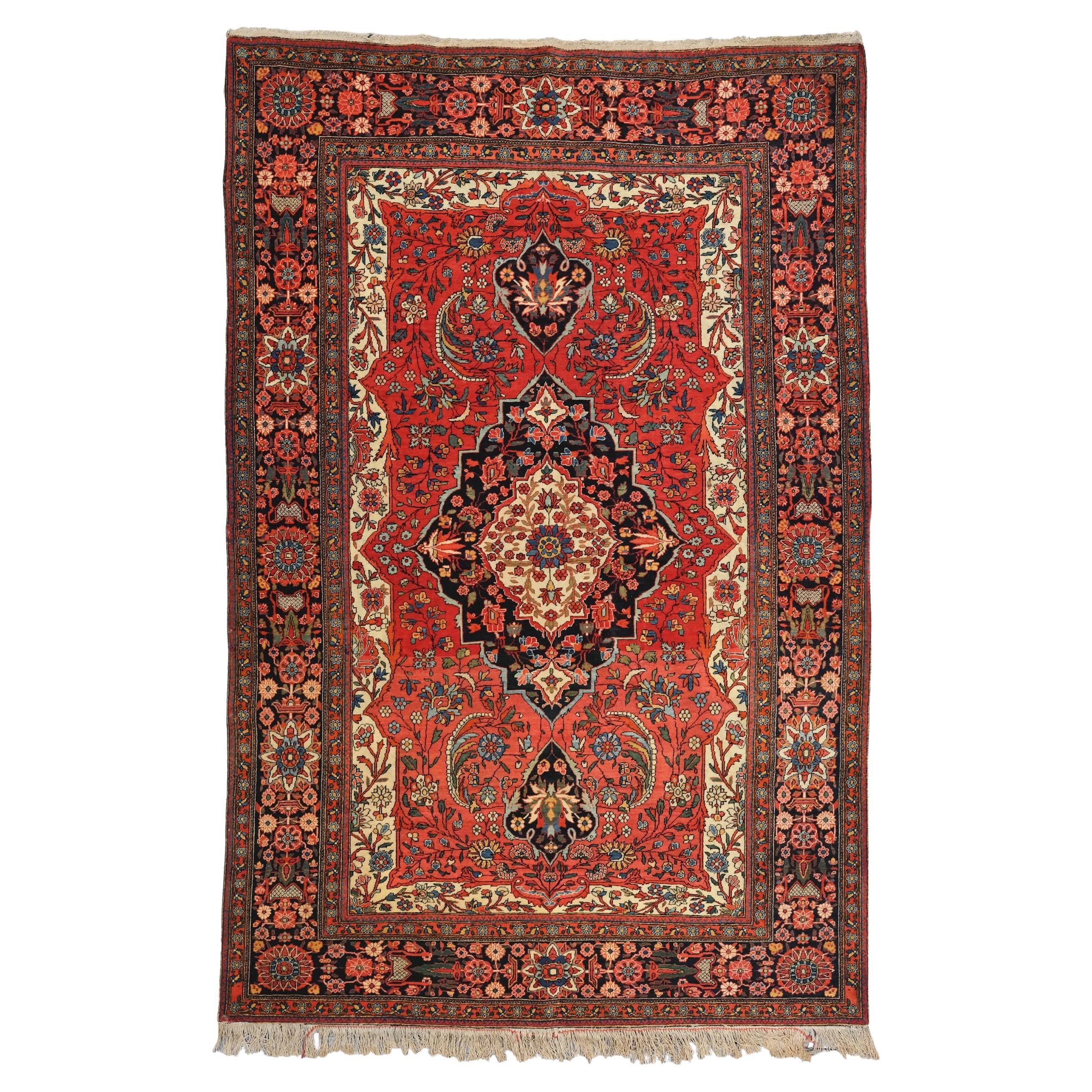 Mohteshem Keshan Rug - Late of 19th Century Mohteshem Keshan Rug
