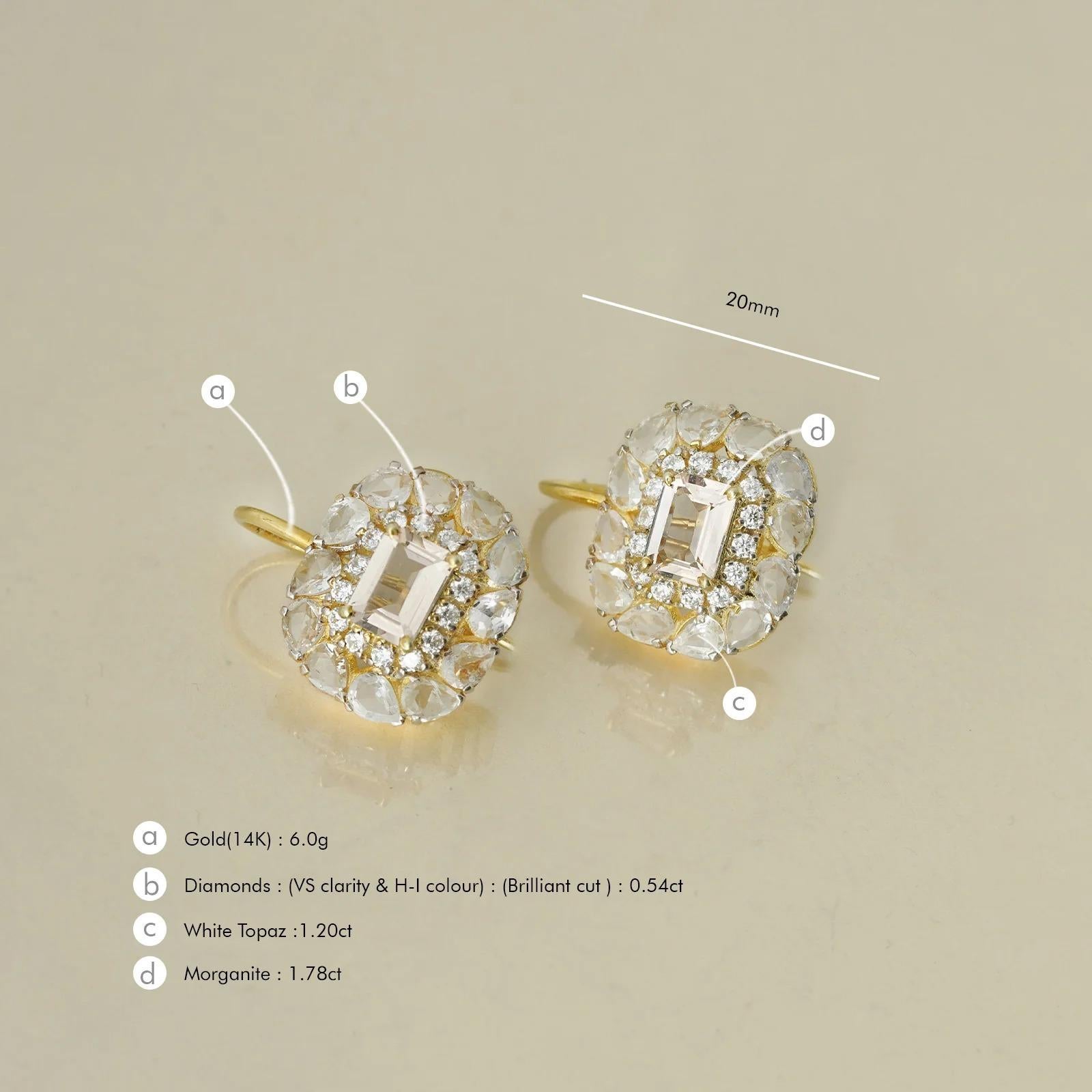 Moi Ariana ear studs In New Condition For Sale In Lawrenceville, GA
