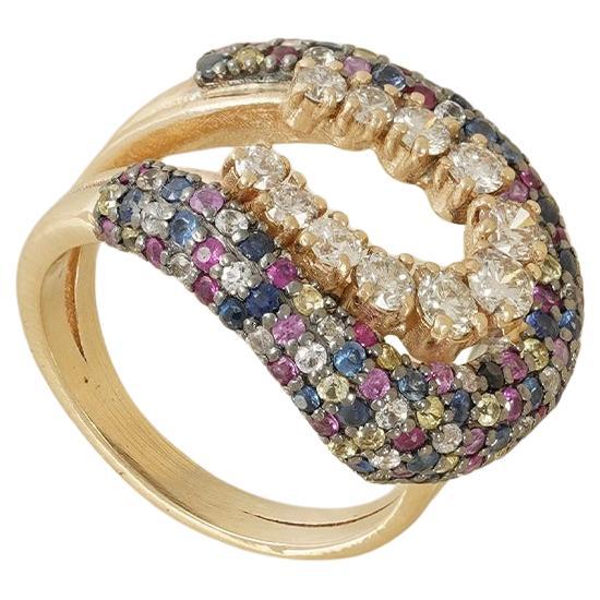Moi Felicia Gold and Diamond Ring