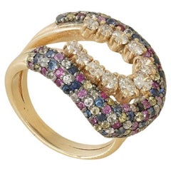 Moi Felicia Gold and Diamond Ring