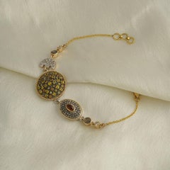 Moi Zora - Bracciale in oro e pietre preziose
