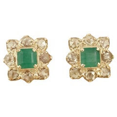 Moi Julia Emerald Studs