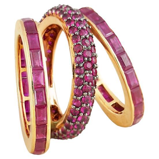 Moi Mila Ruby Stackable-Ring