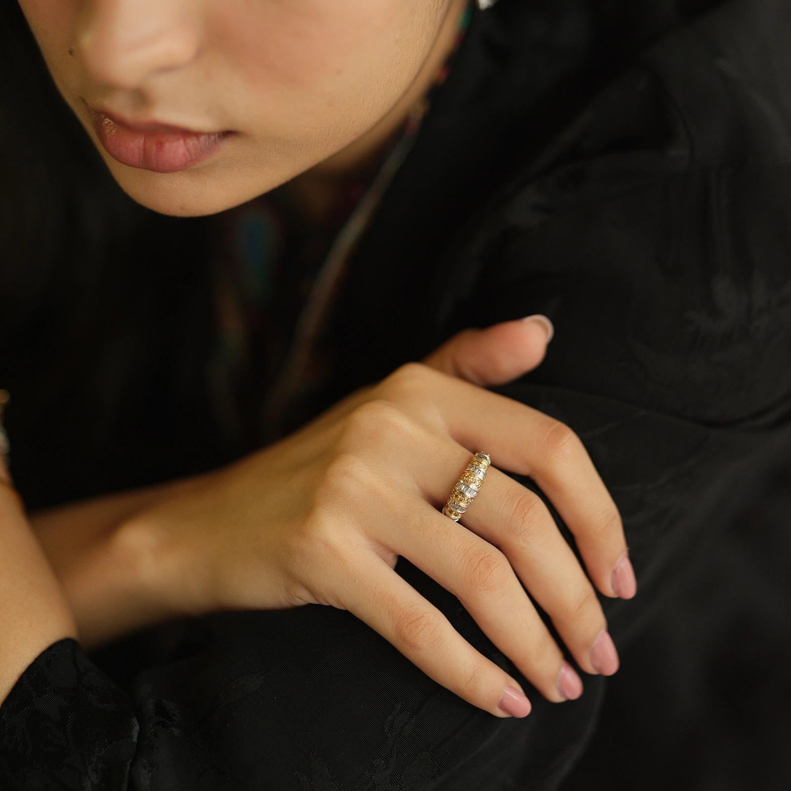 For Sale:  Moi Paris Champagne Diamond Ring 2
