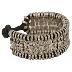 Pulsera Miray de plata y diamantes Moi