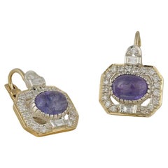 Orecchini con diamanti di tanzanite Moi