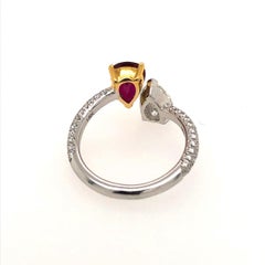 Moi Toi Ruby and Diamand Ring