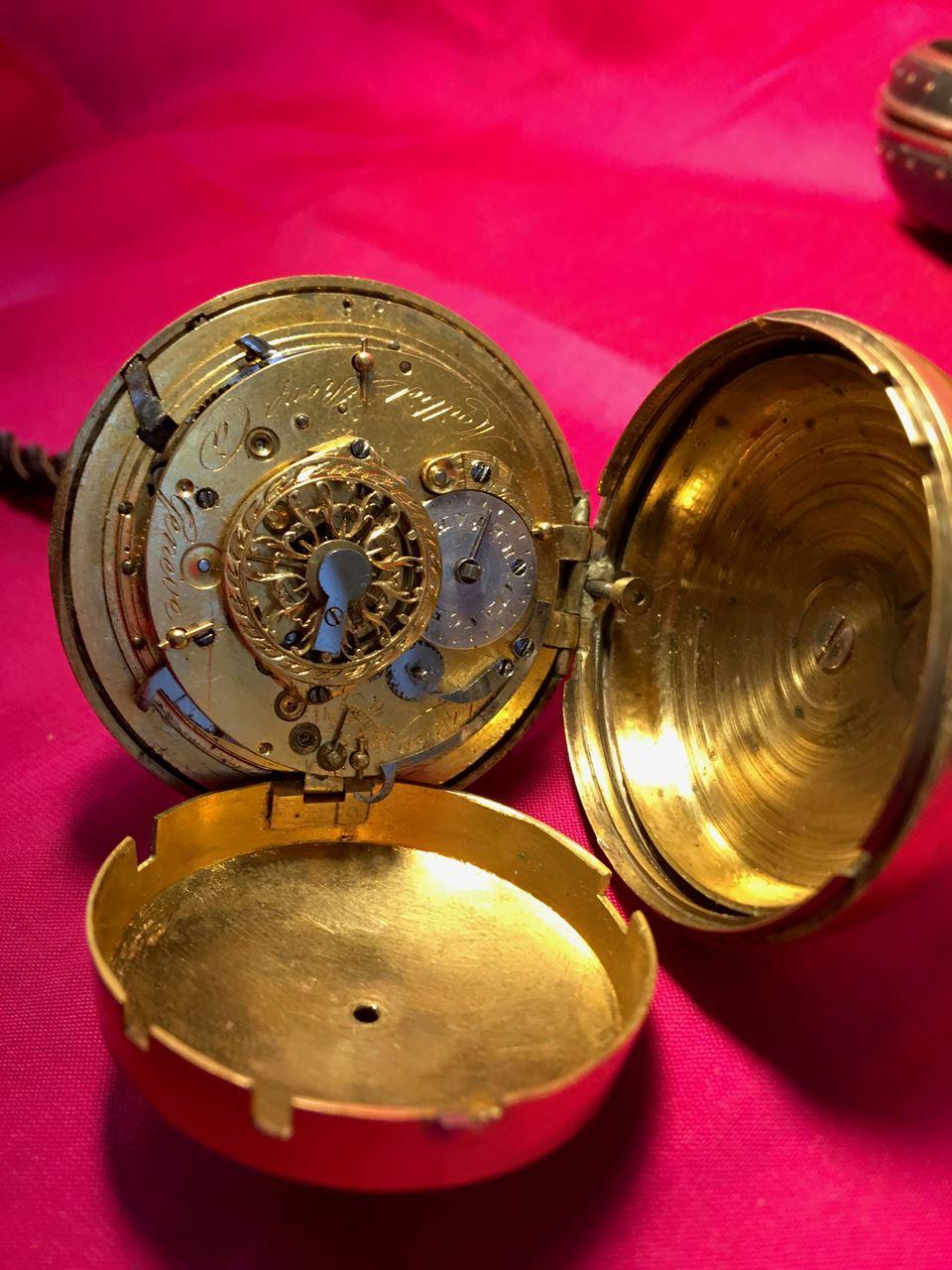 Moilliet Roux Quarter Repeater-Taschenuhr mit Gehäuse für Damen oder Herren im Angebot