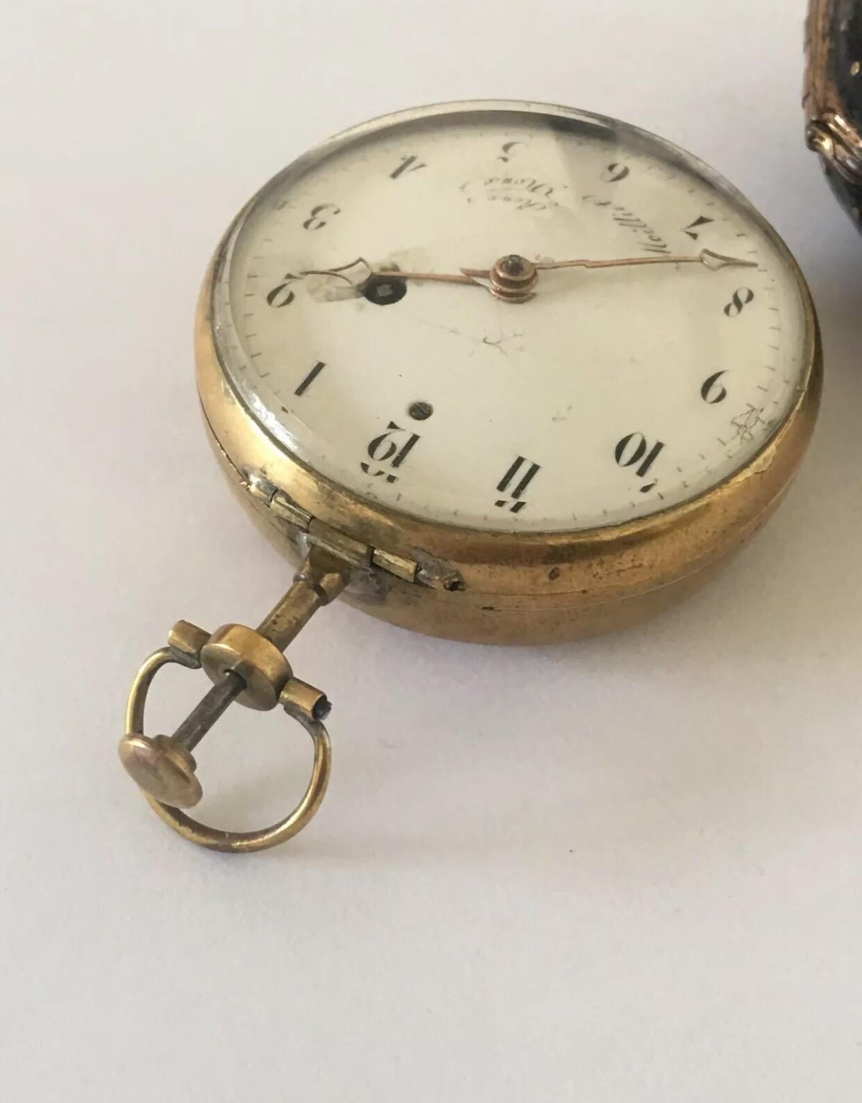 Moilliet Roux Quarter Repeater-Taschenuhr mit Gehäuse im Angebot 3