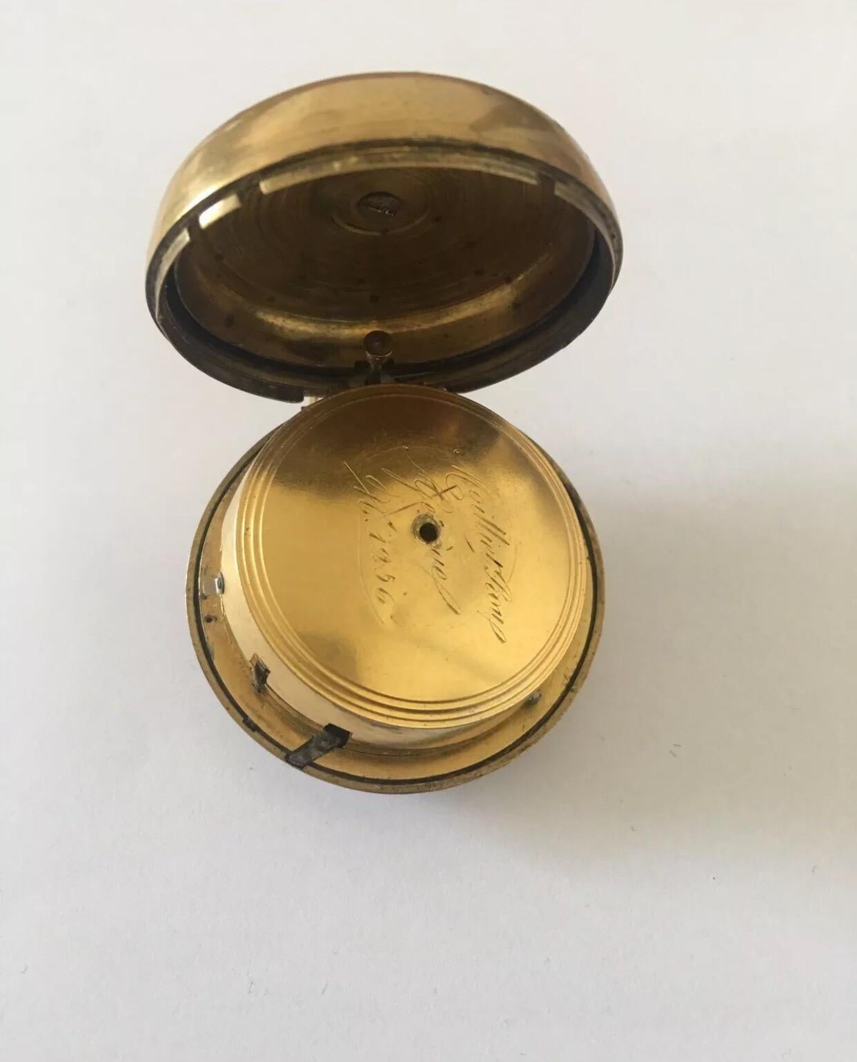 Moilliet Roux Quarter Repeater-Taschenuhr mit Gehäuse im Angebot 5