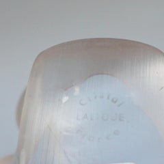 'Moineau Coquet' A Glass Bird Paperweight by Marc Lalique (1900 - 1977)