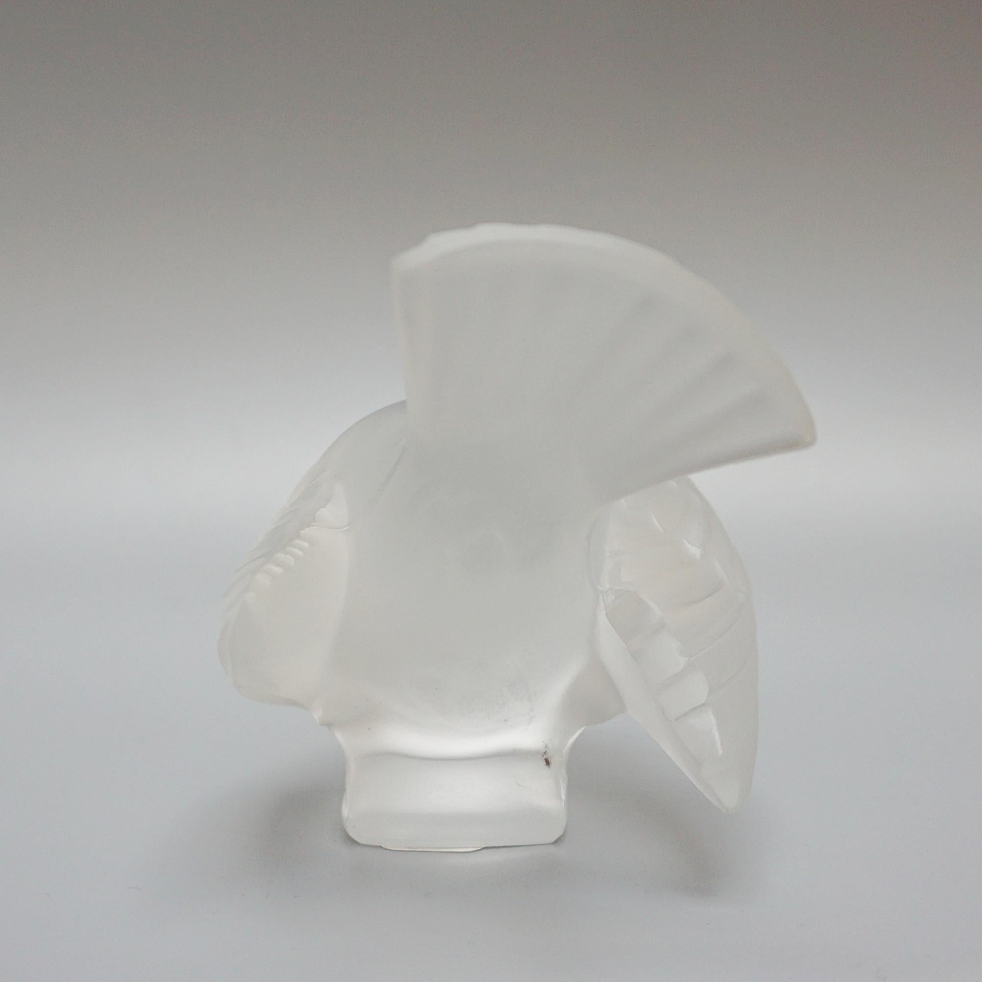 Presse-papiers oiseaux en verre « Musée Coquet » de Marc Lalique (1900 - 1977) en vente 1