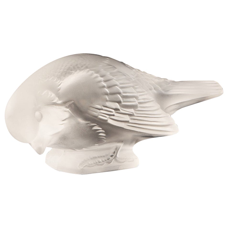 
Moineau Sournois
 Rene Lalique Glass Paperweight