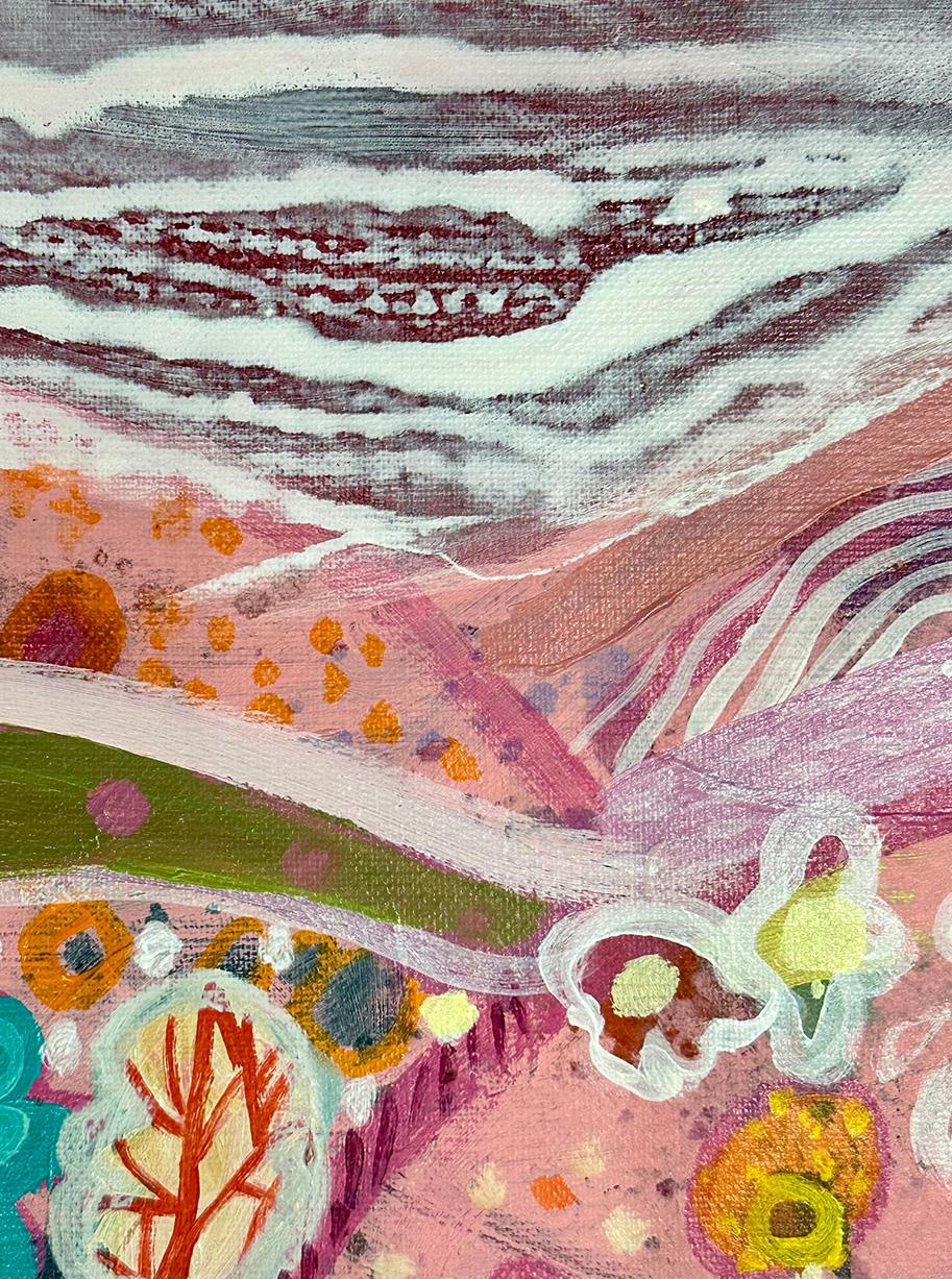 In My Dreams (Braun), Abstract Painting, von Moira Hazel