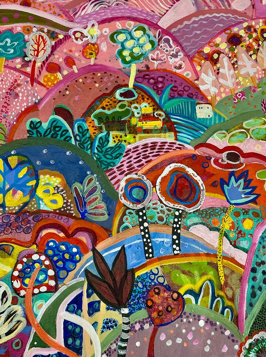 Moira Hazel hat ein zwanghaftes Verlangen zu malen, zu kreieren, Zeichen zu setzen und lebendige und ausdrucksstarke Werke zu schaffen. Sie verwendet lebendige Oberflächenstrukturen und intensive Farben, um die Essenz eines Ortes oder Themas