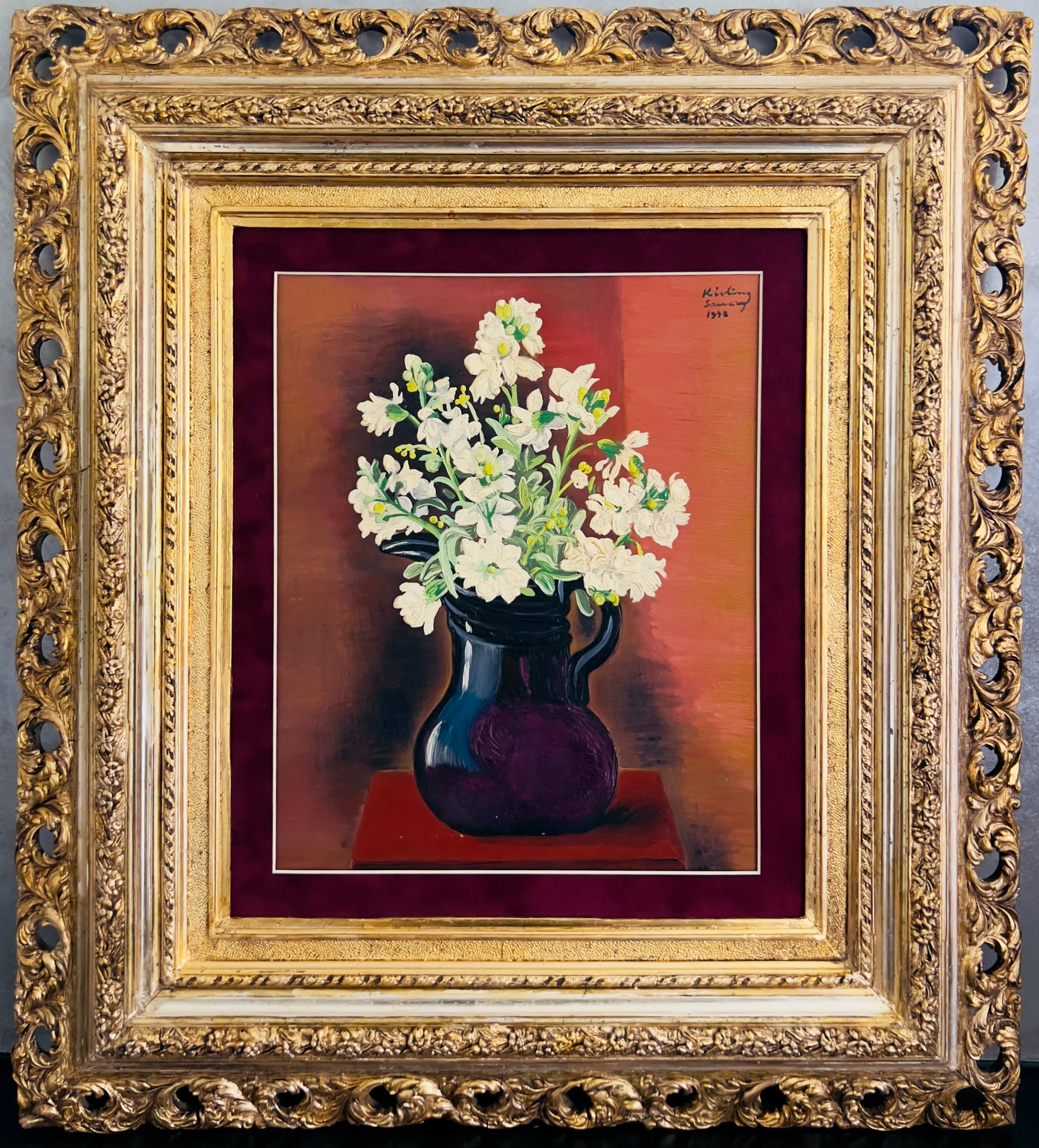 Still-Life Painting di Moise Kisling - Un bouquet di azioni