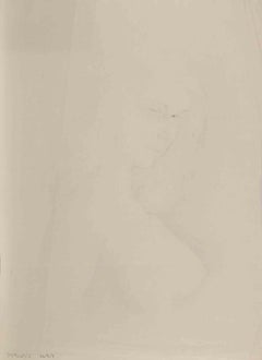 Akt  - Lithographie von Moise Kisling - 1930er Jahre