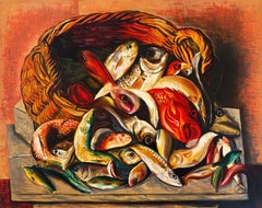 Pescado en la cesta