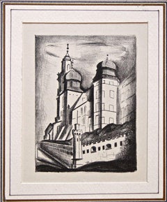 Paysage - Lithographie de M. Kisling - Années 1920