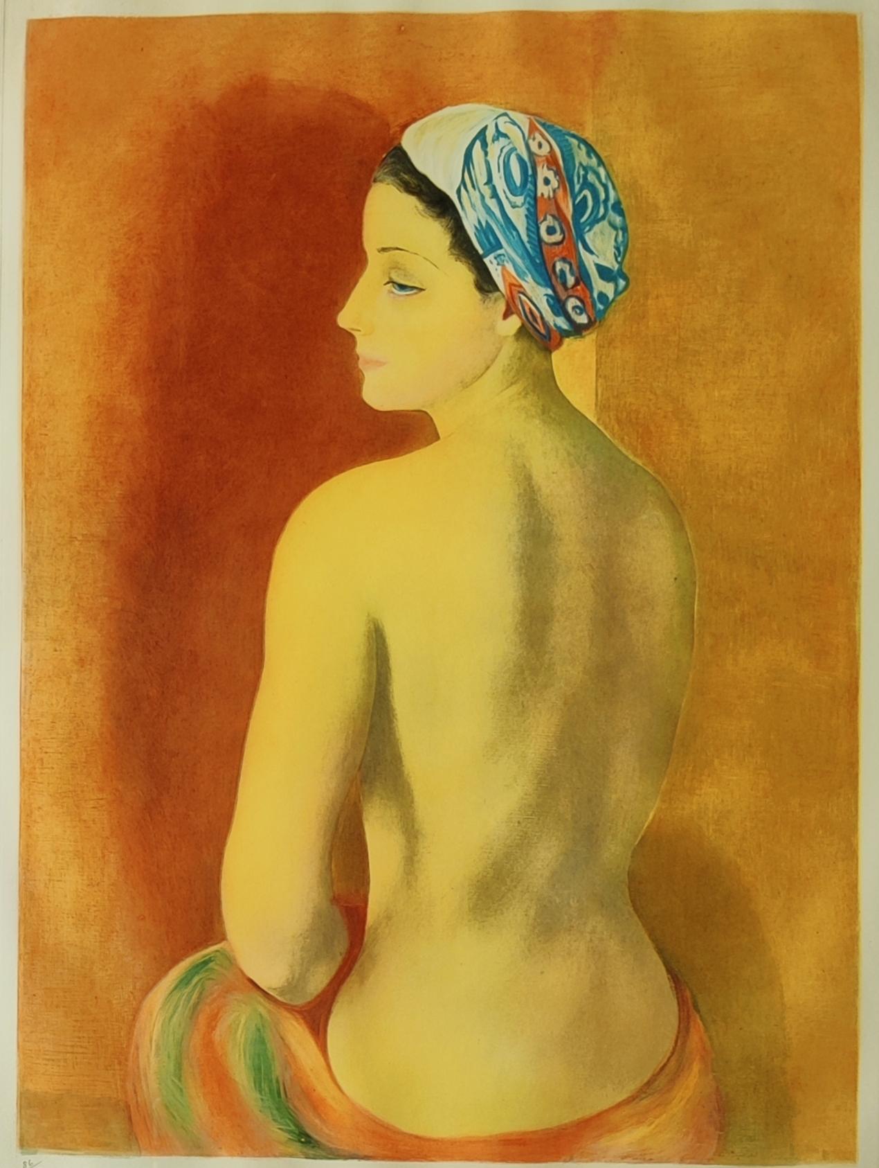 Moise Kisling -- NU AU Turban im Angebot 1