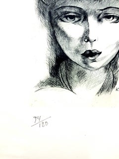 Moise Kisling – Frau – Radierung