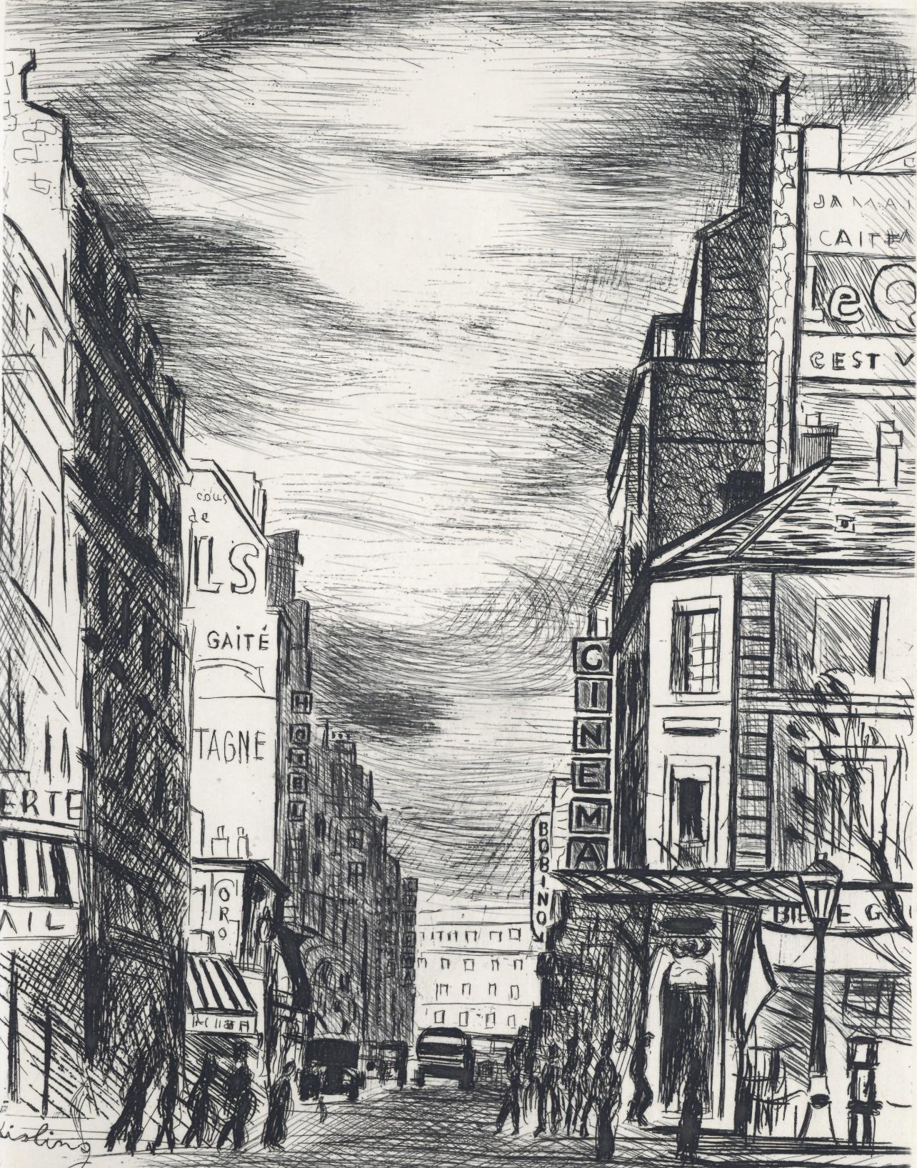 Etching on vélin Canson et Montgolfier paper. Unsigned and unnumbered, as issued. Good condition. Published by L'Imprimerie Daragnès, Paris; printed by Jean Gabriel Daragnès, Paris, July 14, 1937. Notes: From the folio, A La gloire à Paris, 1937.