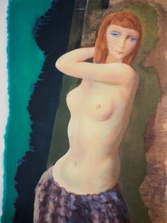 Red-haired Model - Original Lithograph