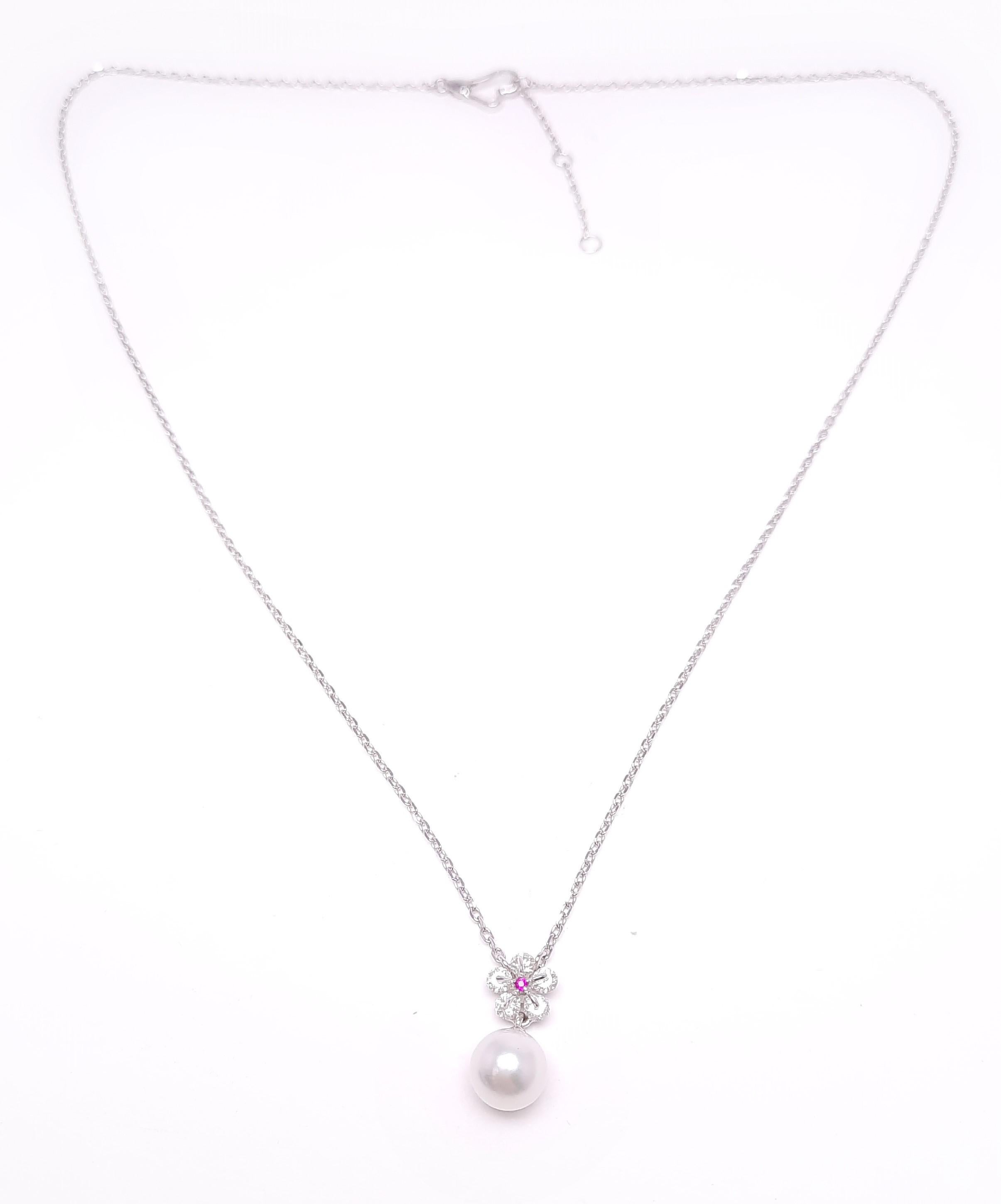 japan white gold necklace